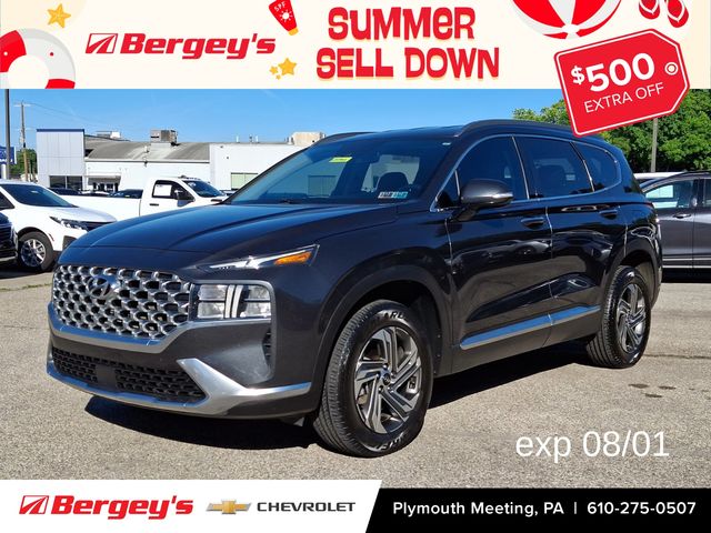 Portofino Gray 2022 Hyundai Santa Fe SUV / Crossover All-Wheel Drive 8-Speed Automatic