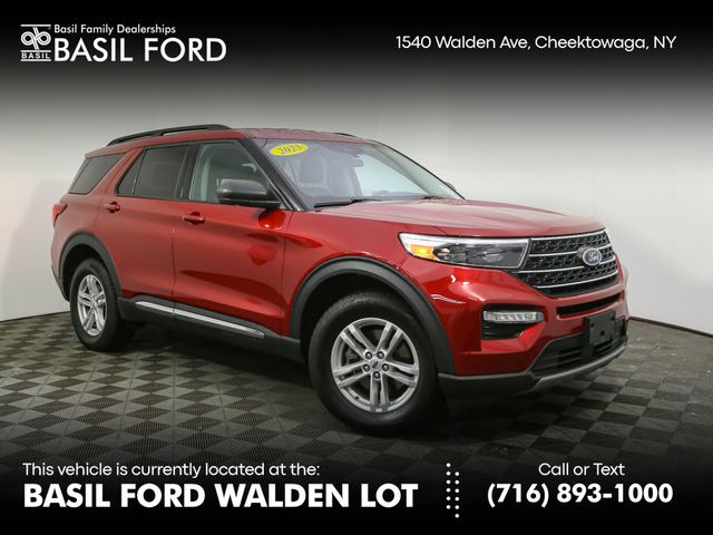 Rapid Red Metallic Tinted Clearcoat 2023 Ford Explorer SUV / Crossover All-Wheel Drive Automatic