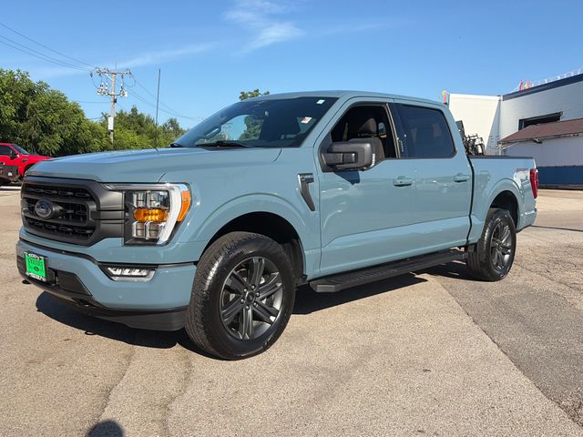 Blue 2023 Ford F-150 Pickup Truck Four-Wheel Drive Automatic