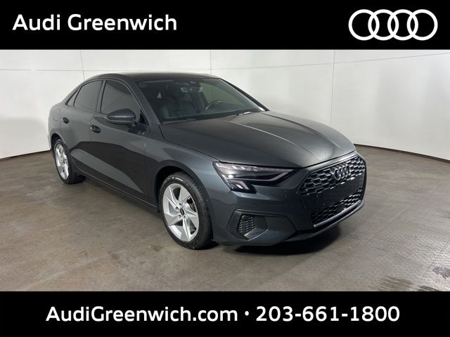 Gray Metallic 2024 Audi A3 Sedan All-Wheel Drive 7-Speed Automatic