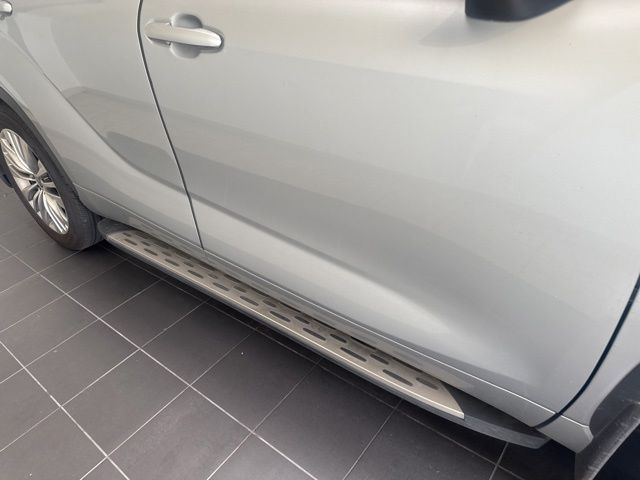 2025 Toyota Highlander Platinum Silver at Gullo Toyota