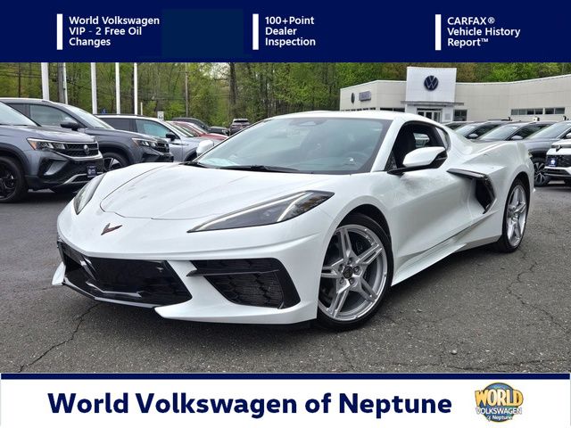Arctic White 2025 Chevrolet Corvette Coupe Rear-Wheel Drive 8-Speed Dual Clutch