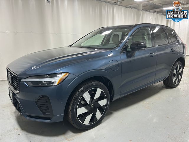 Denim Blue Metallic 2025 Volvo XC60 Recharge T8 Plus Dark Theme eAWD SUV / Crossover All-Wheel Drive Automatic