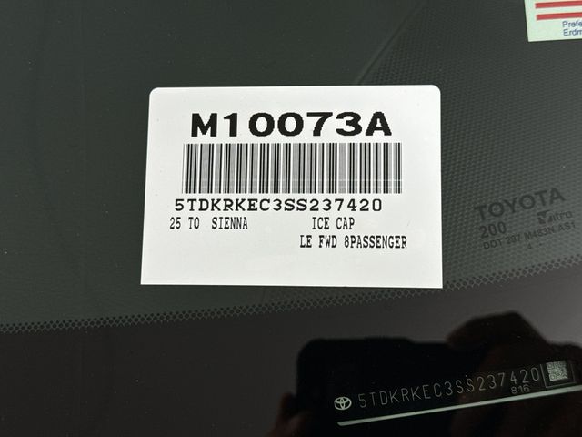 Used 2025 Toyota Sienna Van