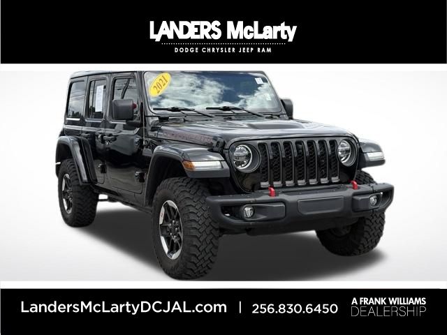 Black Clearcoat 2021 Jeep Wrangler SUV / Crossover Four-Wheel Drive 8-Speed Automatic