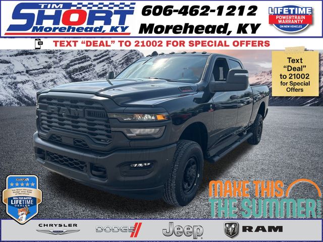Diamond Black Crystal Pearlcoat 2025 RAM 2500 Pickup Truck Four-Wheel Drive 8-Speed Automatic