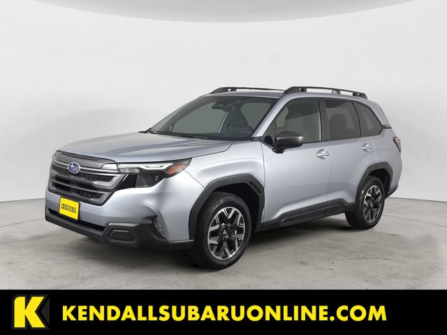 Ice Silver Metallic 2025 Subaru Forester SUV / Crossover All-Wheel Drive Continuously Variable Transmission