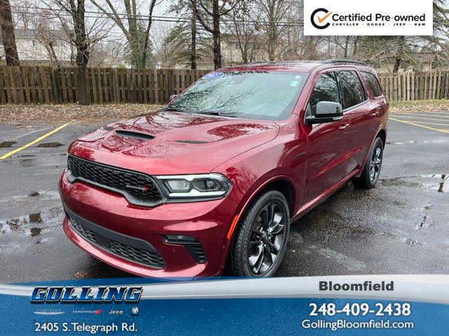 Octane Red Pearlcoat 2023 Dodge Durango R/T Plus AWD SUV / Crossover All-Wheel Drive 8-Speed Automatic