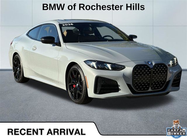Brooklyn Gray Metallic 2026 BMW 4 Series Coupe All-Wheel Drive 8-Speed Automatic