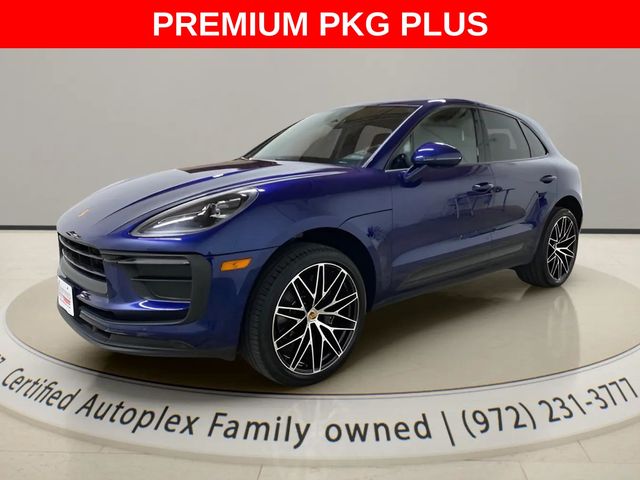 Blue 2022 Porsche Macan SUV / Crossover All-Wheel Drive 7-Speed Automatic