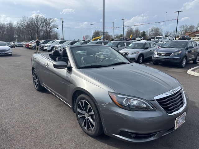 Gray 2011 Chrysler 200 S Convertible FWD Convertible Front-Wheel Drive Automatic