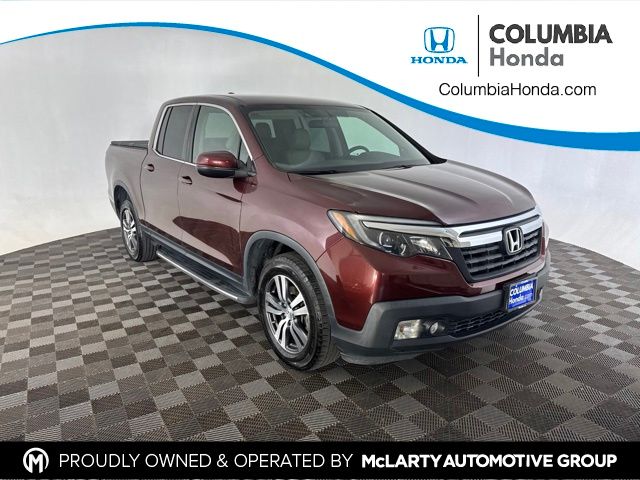 Red (Deep Scarlet Pearl) 2017 Honda Ridgeline Pickup Truck All-Wheel Drive 6-Speed Automatic