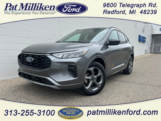 Gray Metallic 2024 Ford Escape SUV / Crossover All-Wheel Drive 8-Speed Automatic