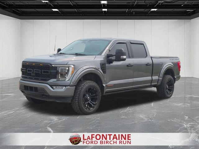 Gray Metallic 2022 Ford F-150 Pickup Truck Four-Wheel Drive Automatic