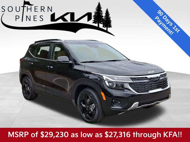 Fusion Black 2026 Kia Seltos EX FWD SUV / Crossover Front-Wheel Drive Continuously Variable Transmission