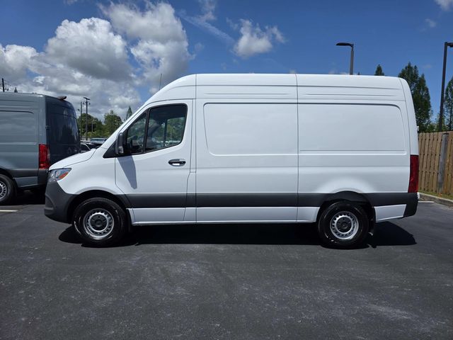 White 2025 Mercedes-Benz Sprinter Cargo 2500 144 RWD Van Rear-Wheel Drive 9-Speed Automatic