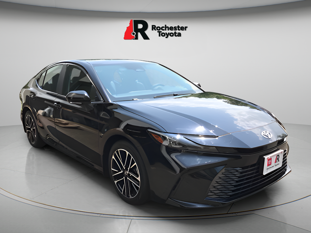 Midnight Black Metallic 2025 Toyota Camry Sedan All-Wheel Drive Continuously Variable Transmission