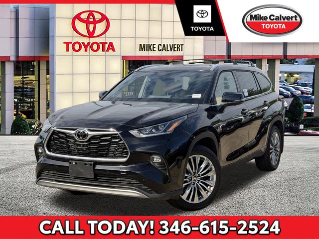 Midnight Black Metallic 2025 Toyota Highlander Platinum AWD SUV / Crossover All-Wheel Drive 8-Speed Automatic