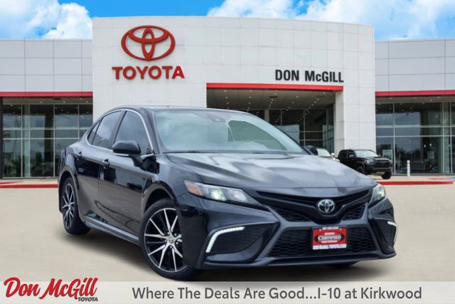 2023 Toyota Camry SE Black at North Houston Mitsubishi