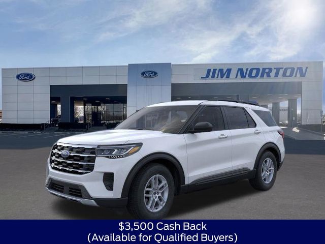 White Metallic 2026 Ford Explorer Active RWD SUV / Crossover Rear-Wheel Drive Automatic