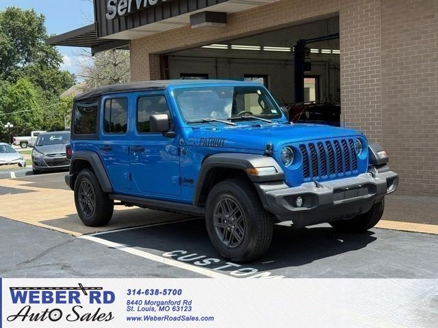 Hydro Blue Pearl Coat 2024 Jeep Wrangler SUV / Crossover Four-Wheel Drive 8-Speed Automatic