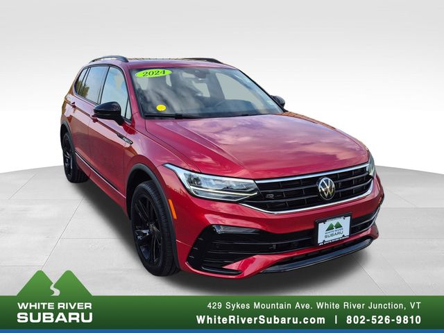 Red Metallic 2024 Volkswagen Tiguan SUV / Crossover All-Wheel Drive 8-Speed Automatic