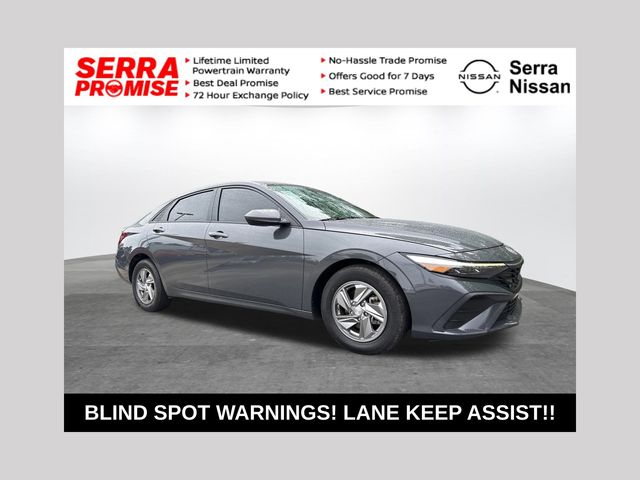 Ecotronic Gray 2024 Hyundai Elantra Sedan Front-Wheel Drive Continuously Variable Transmission