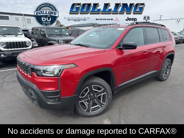 Red Hot Pearlcoat 2026 Jeep Cherokee SUV / Crossover Four-Wheel Drive Continuously Variable Transmission
