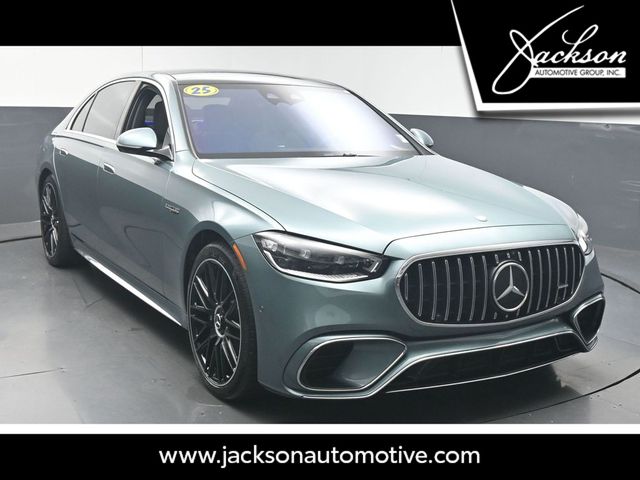 Silver Metallic 2025 Mercedes-Benz S-Class Sedan All-Wheel Drive 9-Speed Automatic