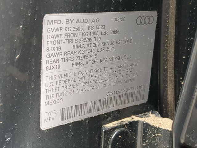 new 2026 Audi Q5 car, priced at $56,795