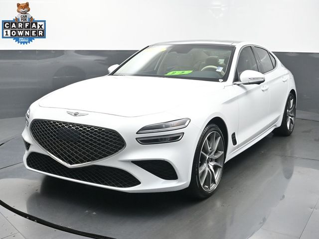 Uyuni White 2026 Genesis G70 Sedan Rear-Wheel Drive 8-Speed Automatic