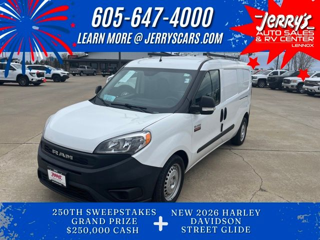 Bright White 2020 RAM ProMaster City Tradesman Cargo Van FWD Van Front-Wheel Drive 9-Speed Automatic