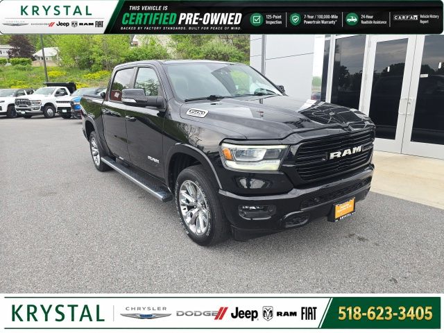 Diamond Black Crystal Pearlcoat 2021 RAM 1500 Pickup Truck Four-Wheel Drive 8-Speed Automatic
