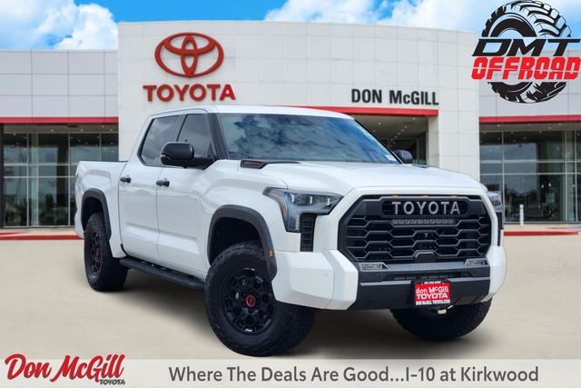 2024 Toyota Tundra Hybrid TRD Pro White at Gullo Toyota