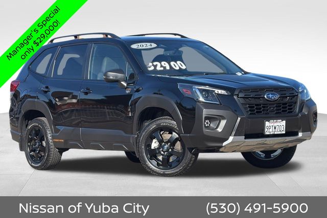 Black 2024 Subaru Forester SUV / Crossover All-Wheel Drive Continuously Variable Transmission