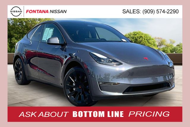 Gray 2023 Tesla Model Y SUV / Crossover Rear-Wheel Drive 1-Speed Automatic
