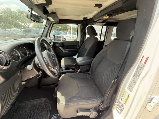 2017 Jeep Wrangler Unlimited Sport White at Don McGill Toyota