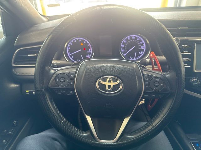 2019 Toyota Camry SE Red at Don McGill Toyota