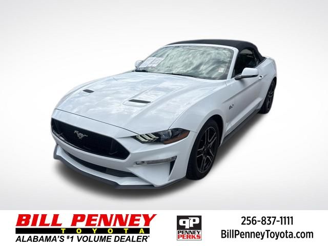 Oxford White 2019 Ford Mustang GT Premium Convertible RWD Convertible Rear-Wheel Drive Automatic