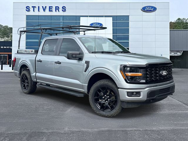 Iconic Silver Metallic 2024 Ford F-150 Pickup Truck Four-Wheel Drive Automatic