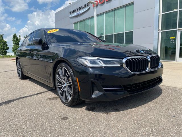 2022 BMW 5 Series 530i xDrive - Jet Black exterior view 3