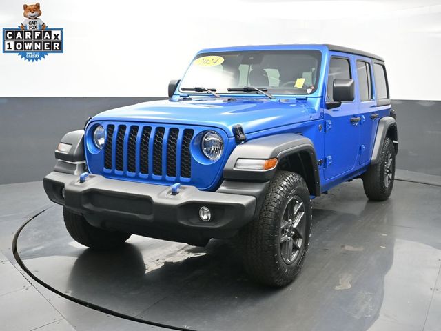 Hydro Blue Pearl Coat 2024 Jeep Wrangler SUV / Crossover Four-Wheel Drive 8-Speed Automatic