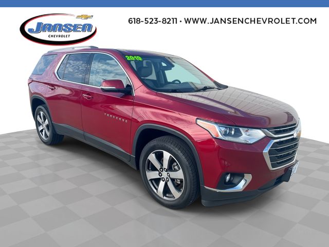 Cajun Red Tintcoat 2019 Chevrolet Traverse SUV / Crossover Front-Wheel Drive 9-Speed Automatic