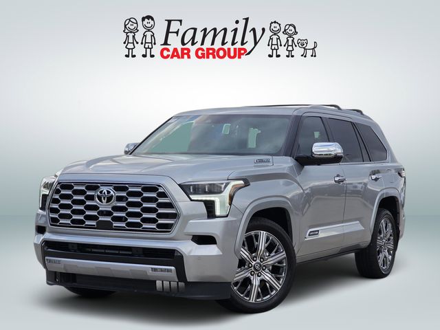 Silver 2025 Toyota Sequoia Capstone 4WD SUV / Crossover Four-Wheel Drive Automatic