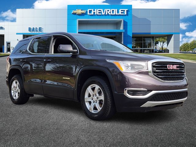 Gray (Iridium Metallic) 2019 GMC Acadia SLE-1 AWD SUV / Crossover Four-Wheel Drive 6-Speed Automatic