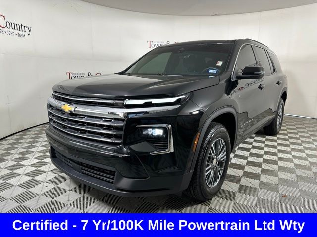Black Metallic 2025 Chevrolet Traverse SUV / Crossover Front-Wheel Drive 8-Speed Automatic