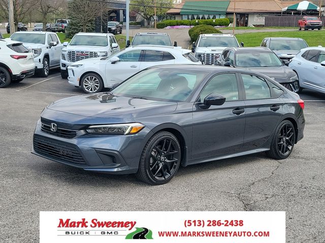 Sonic Gray Pearl 2024 Honda Civic Sport FWD Sedan Front-Wheel Drive Continuously Variable Transmission
