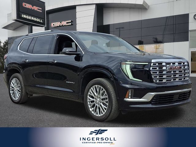 Black (Ebony Twilight Metallic) 2025 GMC Acadia Denali AWD SUV / Crossover Four-Wheel Drive 8-Speed Automatic