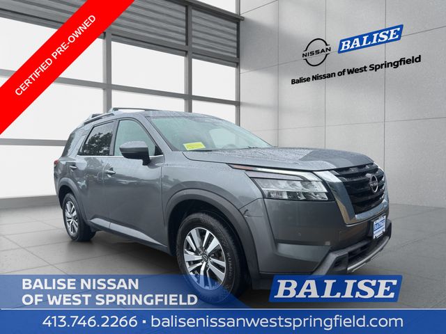 Gray (Gun Metallic) 2023 Nissan Pathfinder SUV / Crossover All-Wheel Drive 9-Speed Automatic