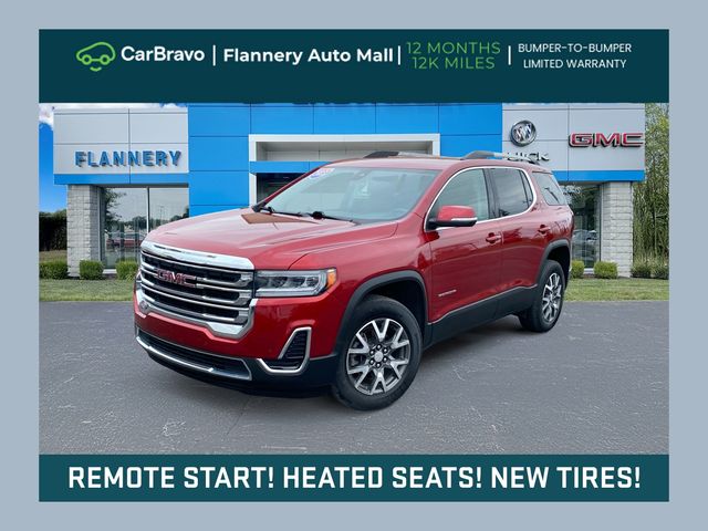 Volcanic Red Tintcoat 2023 GMC Acadia SLE AWD SUV / Crossover Four-Wheel Drive 9-Speed Automatic